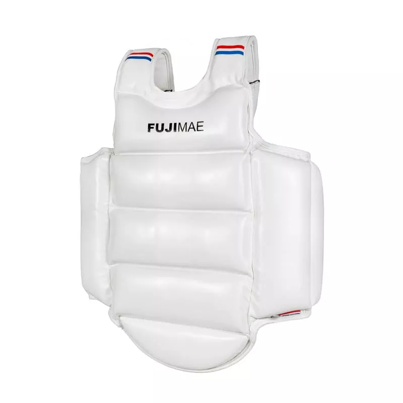 Ochraniacz tułowia do karate biały FUJIMAE
