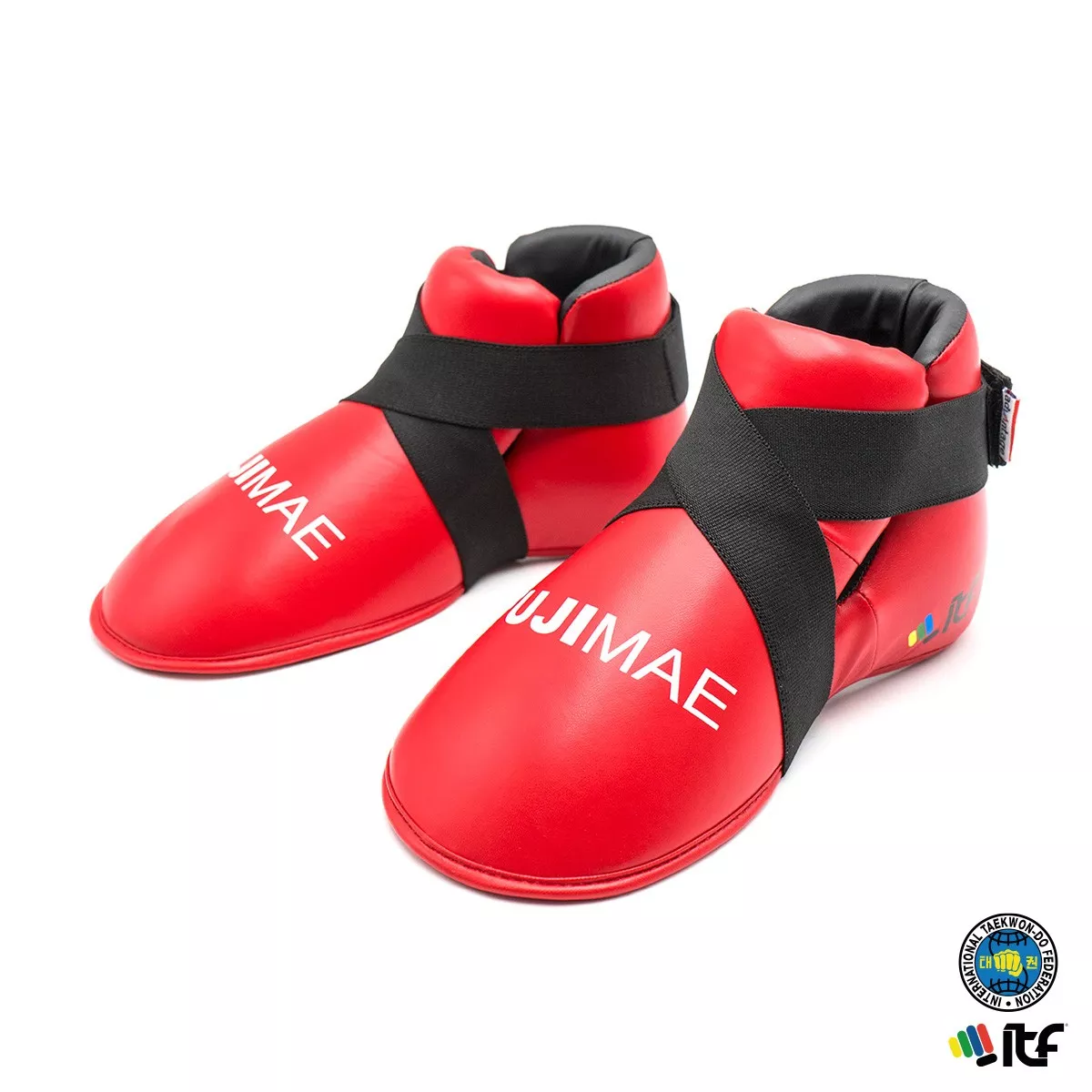 Ochraniacze na stopy Taekwondo ITF czerwone